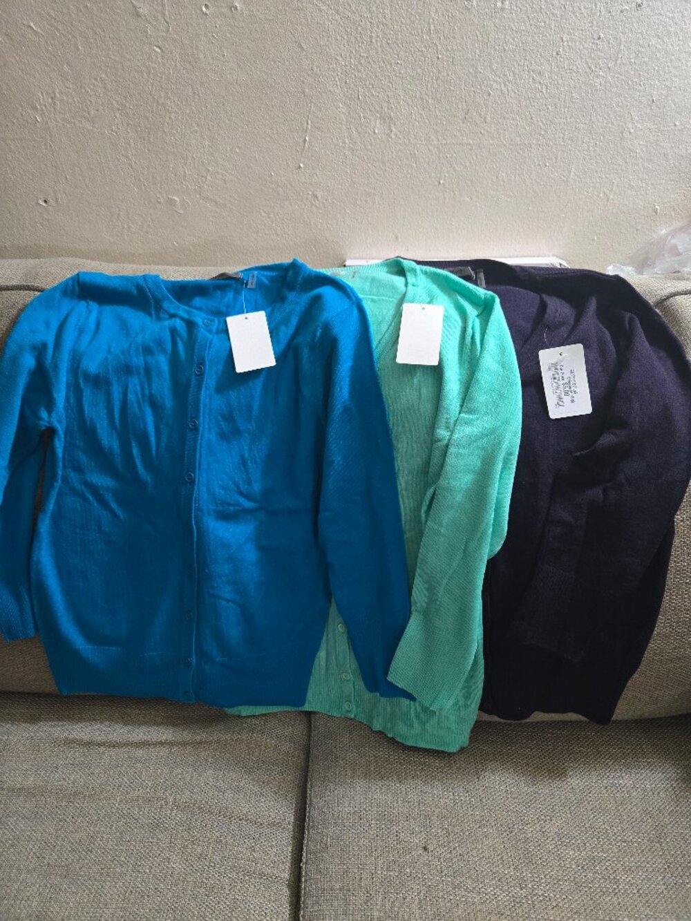 3 cardigan sweaters